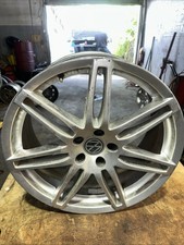 AUDI A6 C6 LE MANS 19" S LINE ALLOY WHEEL RIM OEM SILVER 4F0601025BA GENUINE X1