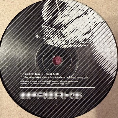 Freaks Mindless Funk Vinyl Single 12inch Phono