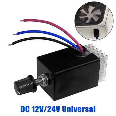 Dimmer Regler Drehzahlregler Motor 12V 24V 10A Auto Lüfter