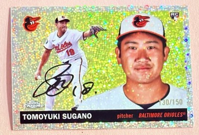 2025 Topps Chrome Platinum - Tomoyuki Sugano #394 (RC) Speckle /150 (RC)