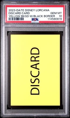 PSA10 初版　lorcana DISCARD エラーカード　希少　ロルカナ Spec Details