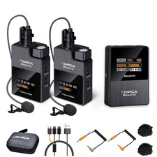 BoomX-D2 - Wireless Microphone System for Cameras, Camcorders, Smartphones, Lapt