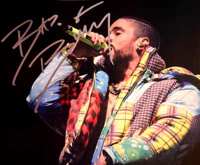 #ad #ad BAD BUNNY Signed 8x10 inch Authentic REAL Original Autograph w COA $125.00