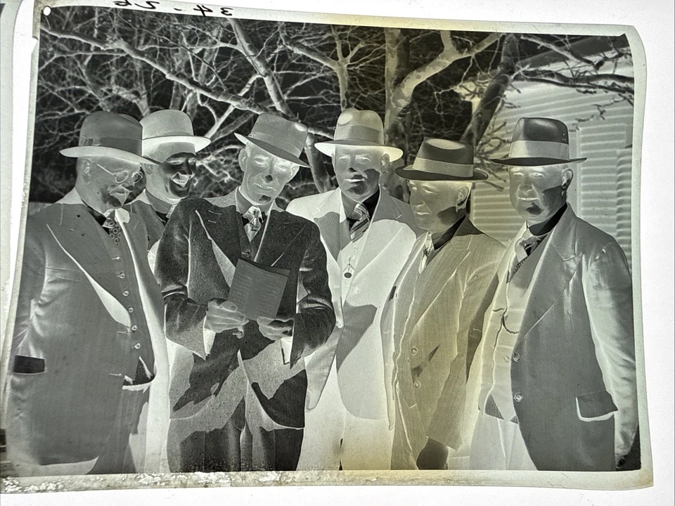 6 Medium Format Negative 1940's - People Lot 41 - Approx Size 10x8cm - image 3 of 4