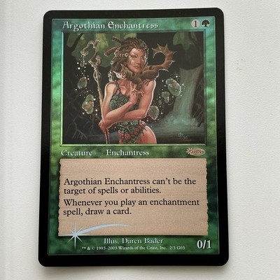 Argothian Enchantress Foil Magic Card Judge Reward Promo MTG | eBay Argothian Enchantress Foil Magic Card Judge Reward Promo MTG | eBay