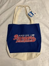 NYON x New York Rangers Tote Bag Royal Blue Since 1926 NHL Canvas Shopper
