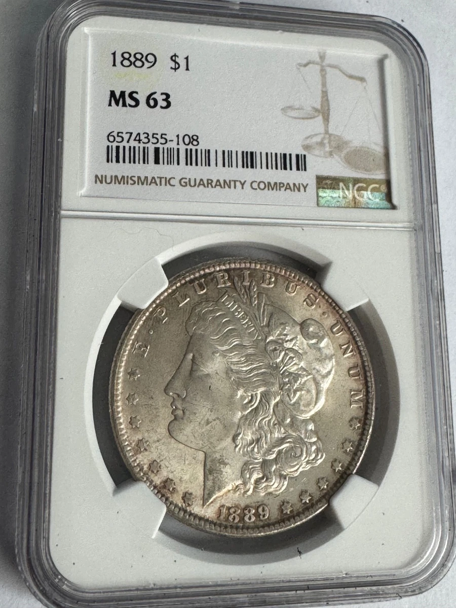 MS 63 Graded 1889 Year Morgan US Dollars (1878-1921) for sale | eBay
