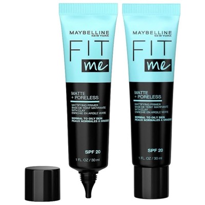 MAYBELLINE Fit Me! Matte + Poreless Mattifying Face Primer with Clay 30ml *NEU*
