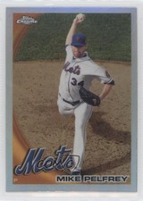 2010 Topps Chrome Refractor Mike Pelfrey #105 8a7