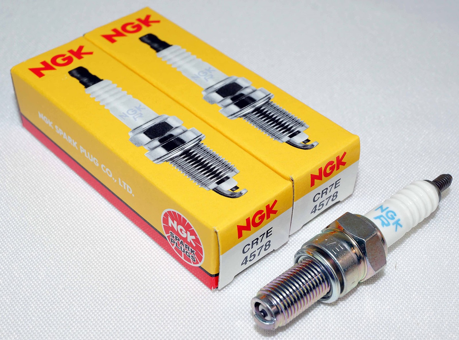 NGK SPARK PLUG SET - 708.18.62 - CR7E 4578 - Set 2 pcs - ALTN IR 7085673... 