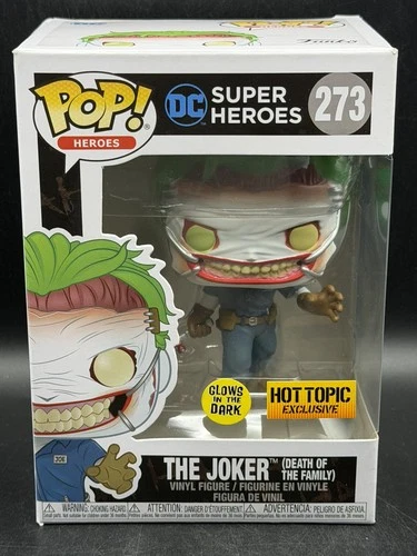 Funko Pop DC The Joker Death of the Family #273 Hot Topic EXCLUSIVE GlTD
