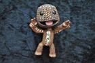 Little Big Planet Sackboy Peace Sign 3" Figure NEW
