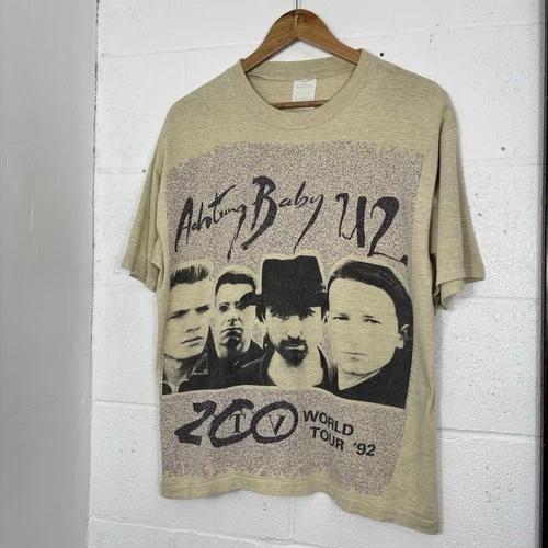 92’ U2 Achtung Baby Zoo TV Euro Tour Tee AOP Rare Co Vintage vintage concert t-shirt, vintage, single stitch, B+ condition