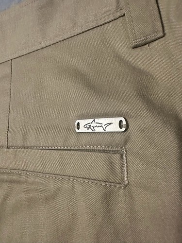 Pantalones cortos Greg Norman Five Iron para hombre 40 caqui lavado - Imagen 10 de 10