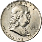 1957-D Franklin Half Dollar - Circulated!