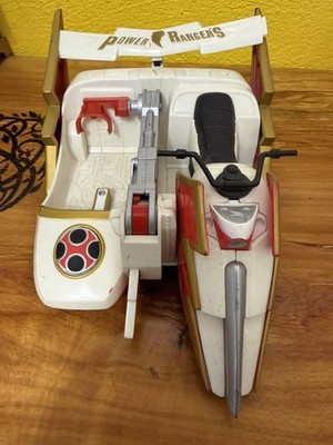 Mighty Morphin Power Rangers Motorcycle with Side Car 2002 Bandai MMPR EUC