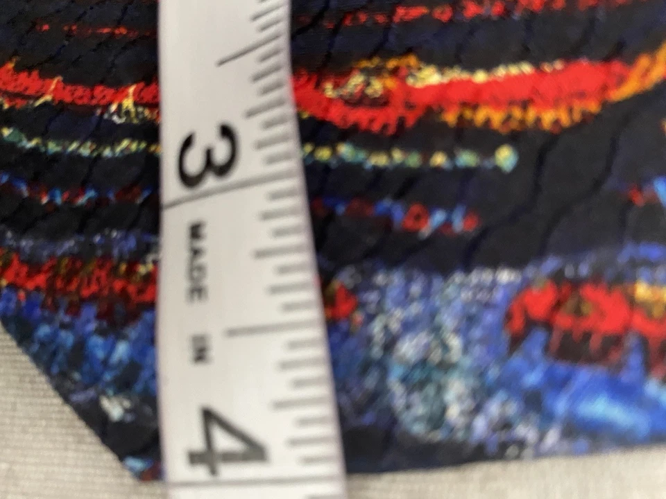 Corbata Coogi Hombre Seda Cuello Multicolor Acabada a Mano Hecha en EE. UU. Multicolor Foto 2 de 4