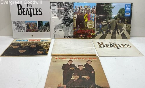 The Beatles Vinyl LP Record Albums Lot