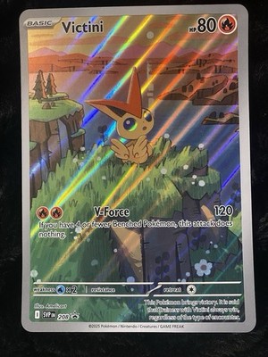 Victini Jumbo Card Scarlet & Violet Black Star Promos Near Mint