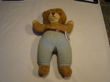 1960's Smokey the Bear by Ideal Teddy Bear Plush 18.5  w/ Very Well Loved Patina