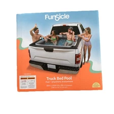 Funsicle Inflatable Truck Bed Adult Swimming Pool, Measures 66" x 62" x 21"