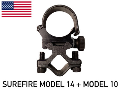 SUREFIRE MODEL 14 M10 MOUNT FOR 660 CLASSIC WEAPONLIGHT 1'' DIAMETER FLASHLIGHTS