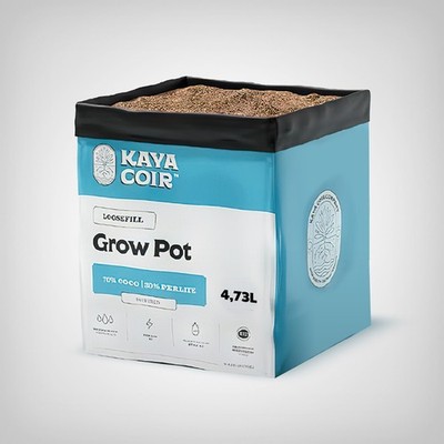 Kaya Coir Loose Fill 70/30 Grow Pot 4,73 L (1 Gallon)   Kokos/Perlit Pflanzsack