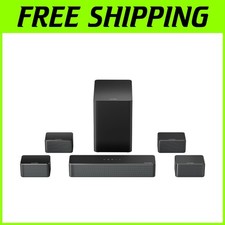 App-Controlled Soundbar with 410W Peak Power, Surround Sound