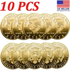 10x 2025 President Donald Trump Commemorative Coin Take America Back Metal Coins