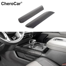 Gear Shift Box Side Panel Decor Strip Overlay Cover Trim For Chevy Silverado 22+