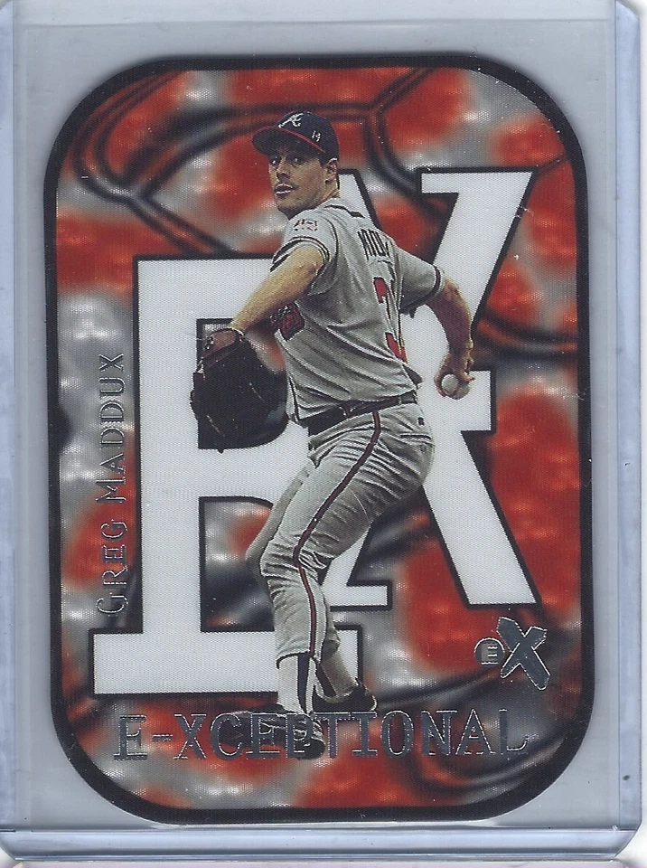 EX 2000 Greg Maddux E-Xceptional Red #31/1999 JERSEY NÚMERO EBAY 1/1 RARO Foto 2 de 2