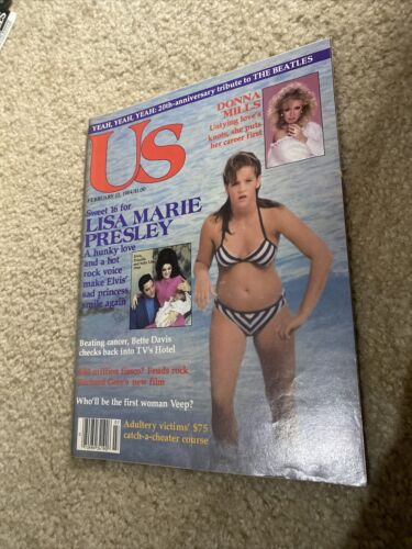 1984 USA 13. Februar - Lisa Marie Presley, Donna Mills, Bette Davis; Beatles 8 Stück - Bild 1 von 2