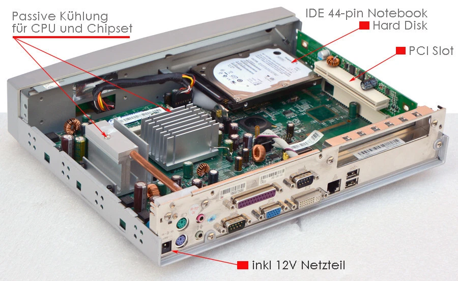 Windows 2000 Computer 40GB Hard Drive Dvd-Rom RS232 Serial Lpt Parallel VGA TC56 - Image 4 of 4