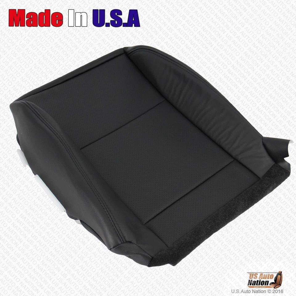 Cubierta de asiento de cuero inferior para conductor y pasajero Mercury Mountaineer 2006-2008 negra Foto 4 de 4