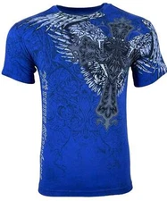 Xtreme Couture By Affliction Men's T-shirt Long View Biker Tattoo S-5XL