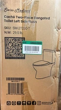 Swiss Madison SM-2T230-T Cache 1.27 GPF Two Piece Elongated Toilet *TANK ONLY*