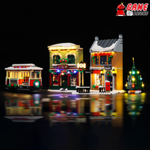 LED Light Kit for Holiday Main Street - Compatible with LEGO® 1 (Remote + Sound) - Picture 1 of 12