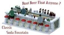classic SODA FOUNTAIN... SODA FOUNTAIN Super Detailed N scale Model