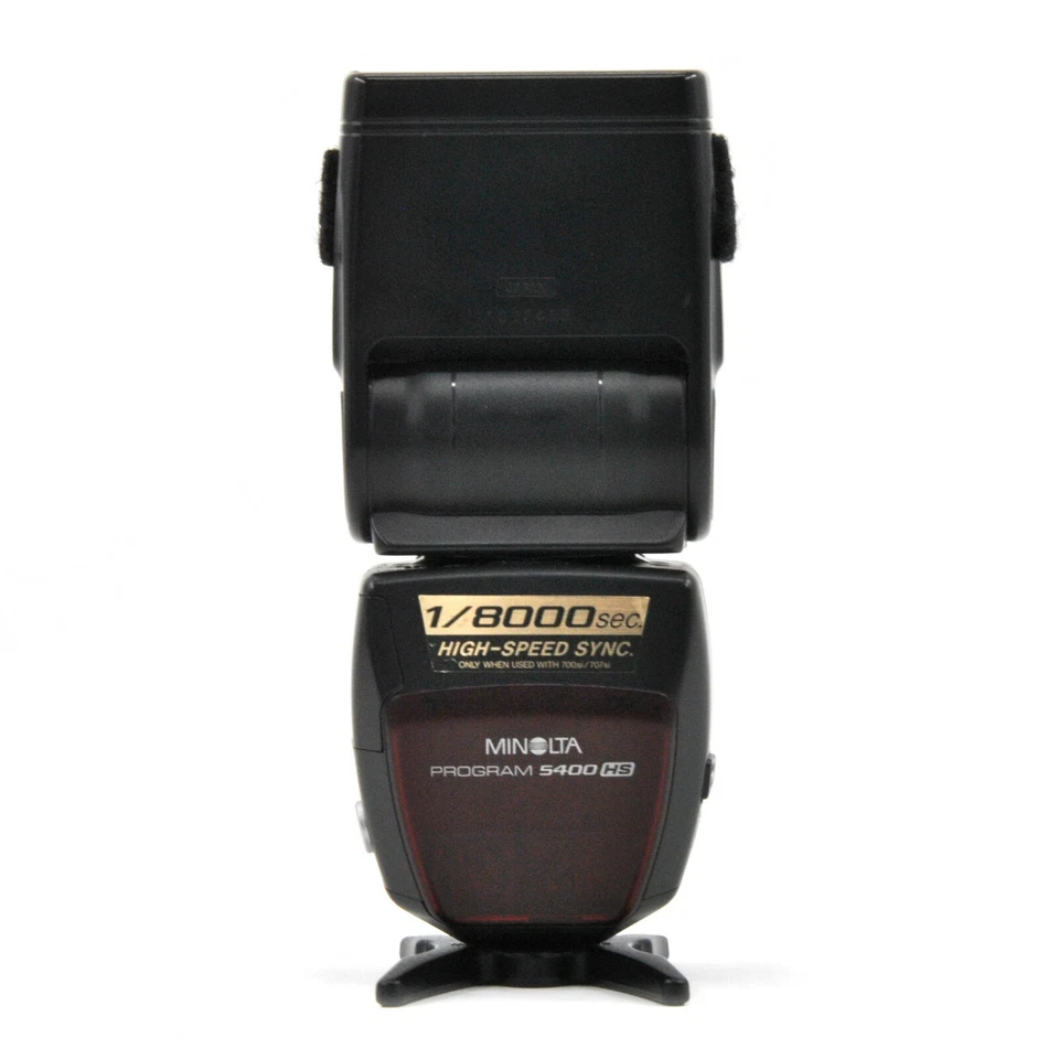 Minolta Program 5400 HS Electronic Flash w/ Case & Stand! Good Condition! - Image 2 of 4