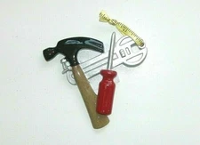 NEW NWT Christmas Ornament Tools Hammer Screwdriver Wrench 