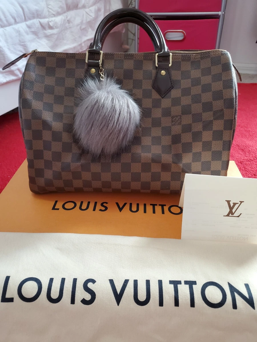 Louis Vuitton Damier Ebene Speedy 30 Handbag