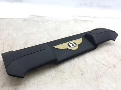 2006-2012 BENTLEY CONTINENTAL W12 FRONT ENGINE COVER 07C103925 *PEELING EMBLEM*