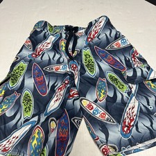 Vintage Hang Ten Board Surf Shorts Trunks Swimming Men's Size Large