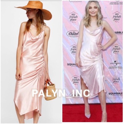 zara pink dress 2018