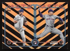 2024 Topps Update #US82 Tyler Jay/Dedniel Nunez RC HOLIDAY PARALLEL NY Mets