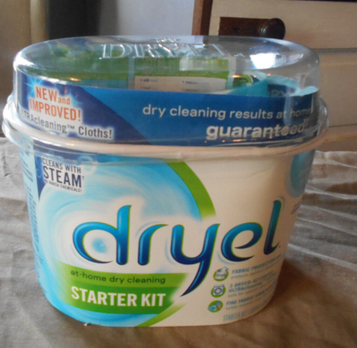 NEW Dryel Starter Kit Dry Clean At Home Original Fresh Scent Vintage 1997 Bag 12