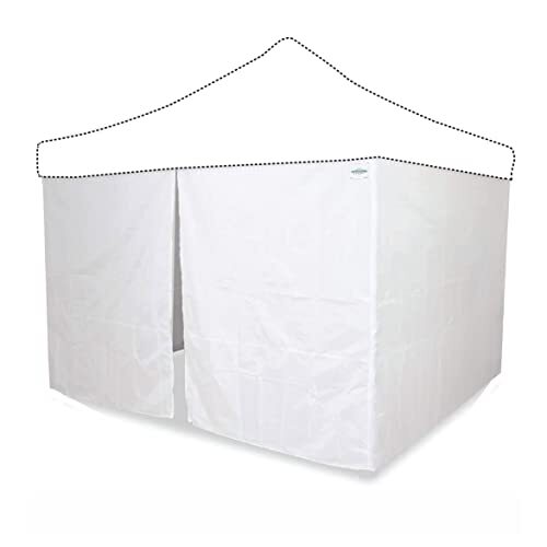 Sports Commercial Grade Sidewalls, 10 X 10-feet, White