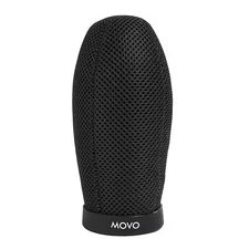 Movo WST140 Ballistic Acoustic Nylon Microphone Windscreen for 12cm Shotgun Mics