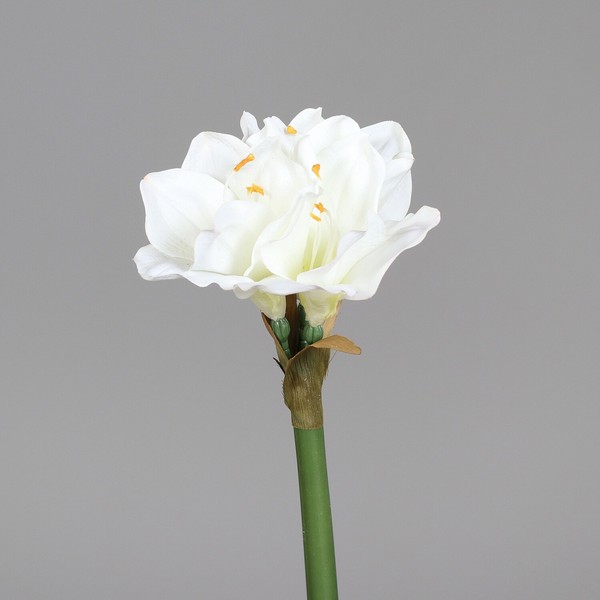 Amaryllis Real Touch 62Cm Weiß Dp Kunstblumen KüNstliche Blumen Pflanzen-image