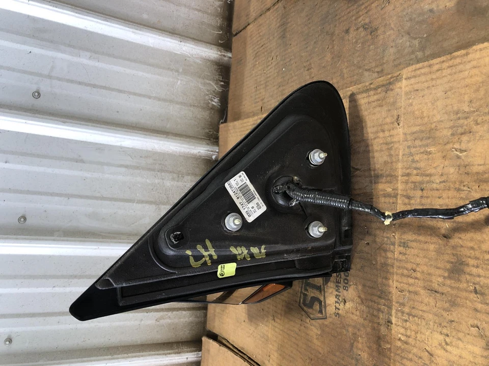 2007-2008 LINCOLN NAVIGATOR DRIVERS LEFT DOOR MIRROR; BLACK; POWER - Image 3 of 4